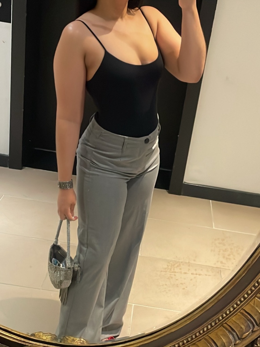 PETITE Bershka Wide Leg Pants